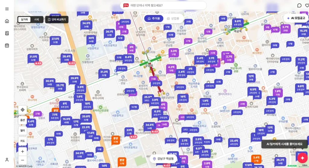 부동산114 홈페이지
